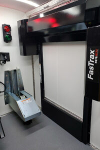 Rite Hite installation inside commercial van Rite Hite installation inside commercial van