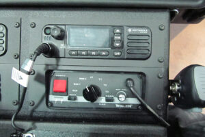 Emergency vehicle upfitting with communications box Emergency vehicle upfitting with communications box