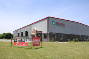 Precision Installations Office and Service Bays with Weather Guard Banner Precision Installations Office and Service Bays with Weather Guard Banner