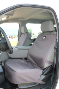 IMG_2767 Custom Seat Protectors on Commercial Van Installed by Precision Installations Inc.