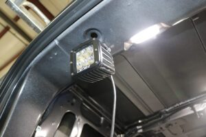 Close up of Rigid Industries LED light install inside vehicle Close up of Rigid Industries LED light install inside vehicle